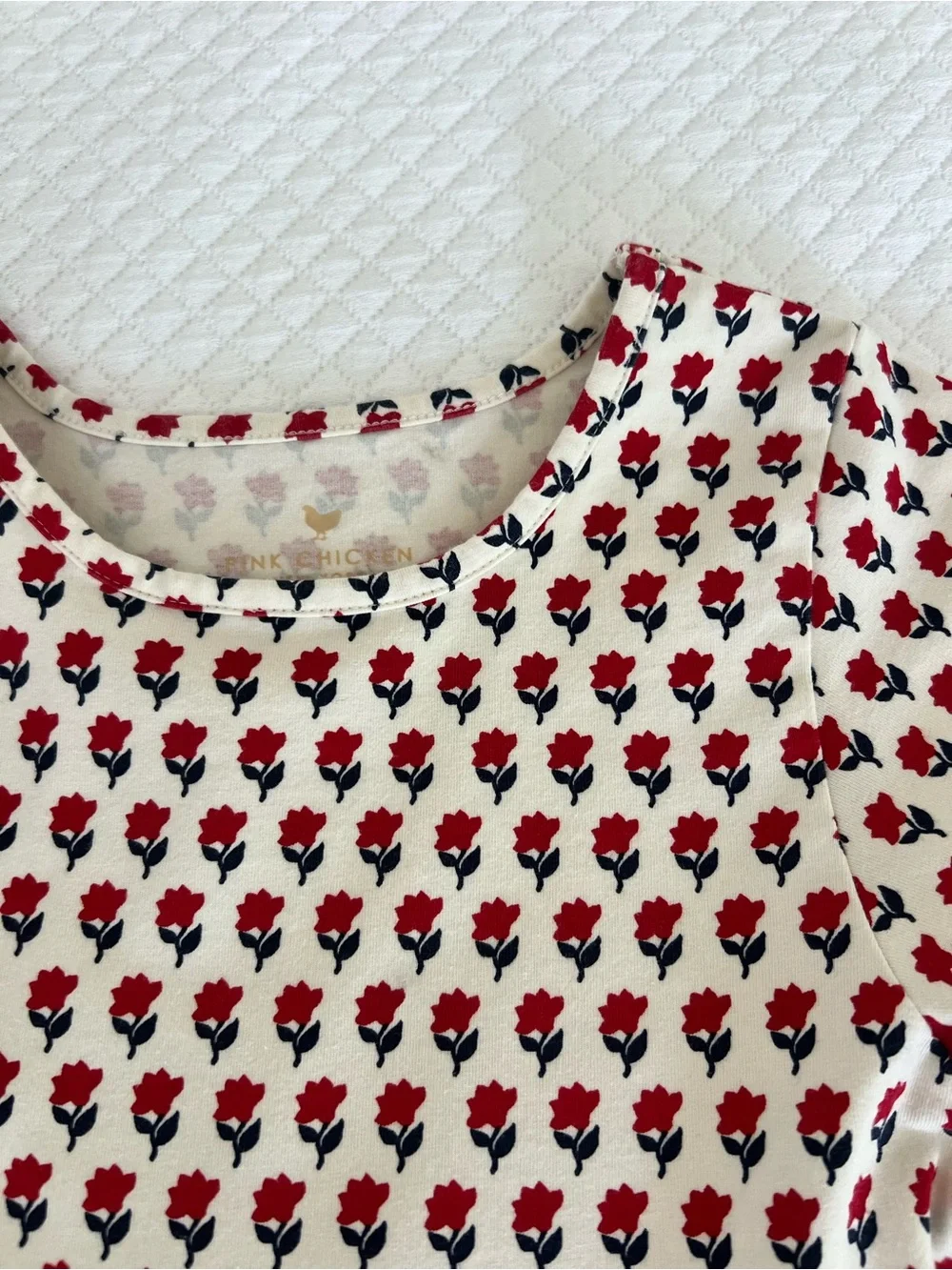 Pink Chicken flower dress